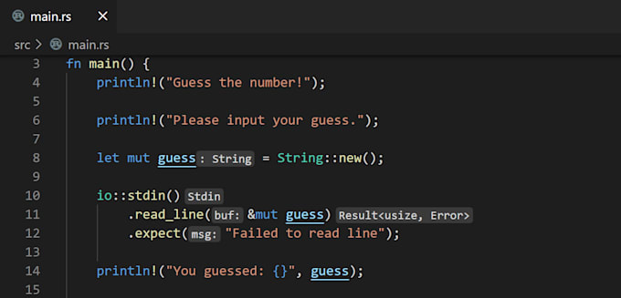 develop rust scripts and programs efficiently