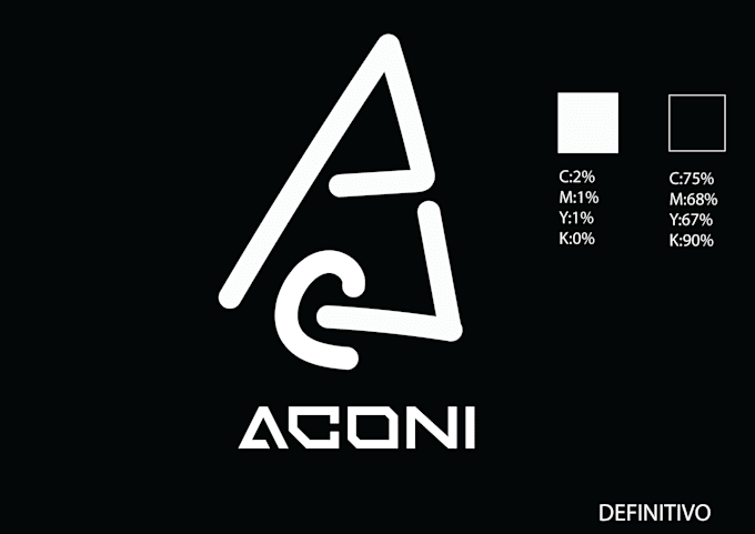 make a minimal logo for your company and your social media