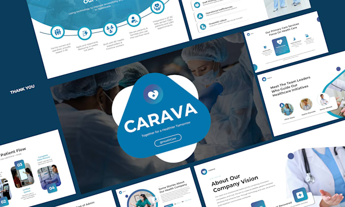 create medical and healthcare powerpoint presentation slides