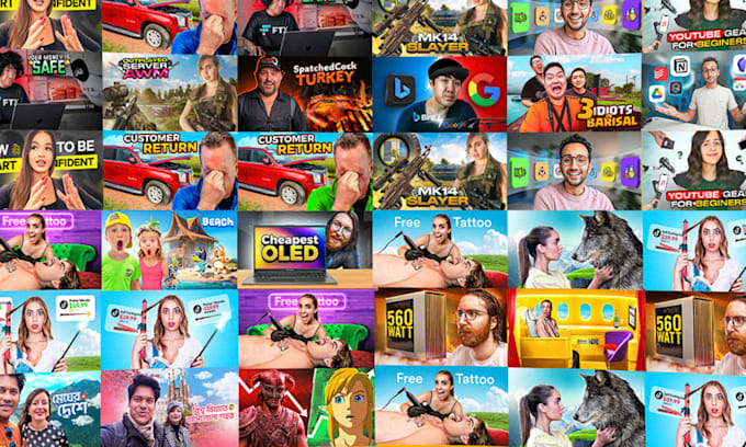 design eyecatching youtube thumbnails that get 5x more view