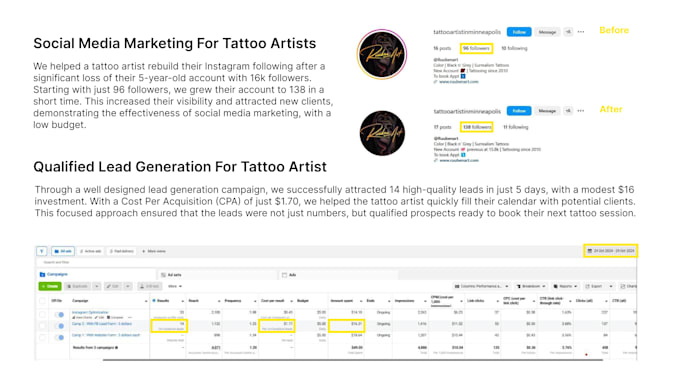 boost tattoo artists earnings through social media marketing