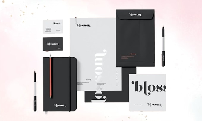 design a luxury logo with stationery mockups