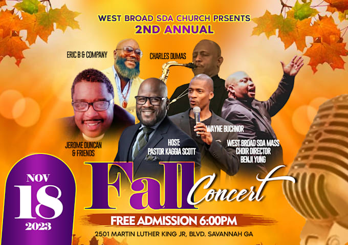 create exceptional church flyer, event flyer in 8hours