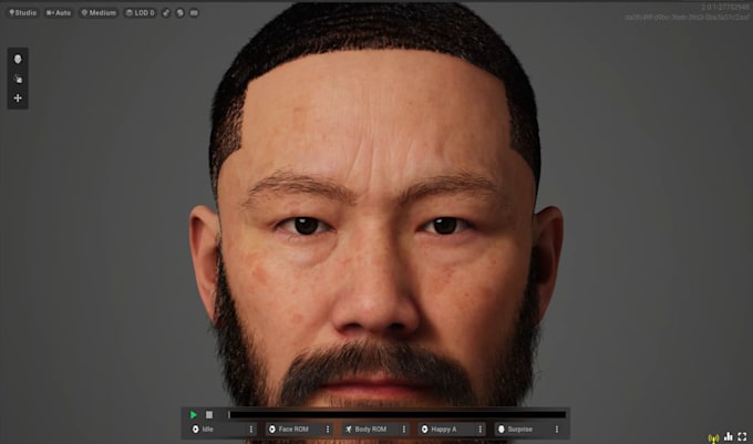 3d cgi character, metahuman for virtual influencer, chatgpt, npc and mocap ready
