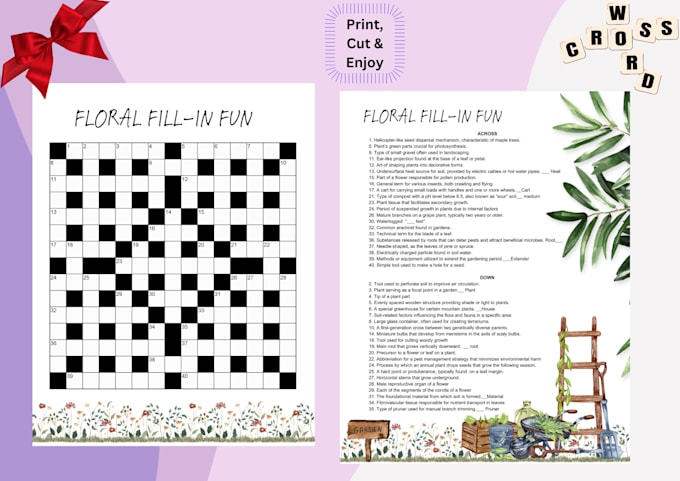 create professional nyt style custom crossword puzzles for commercial use