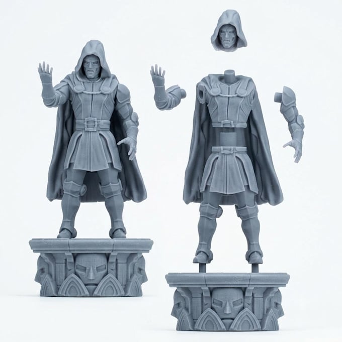 cut your 3d model and add joints