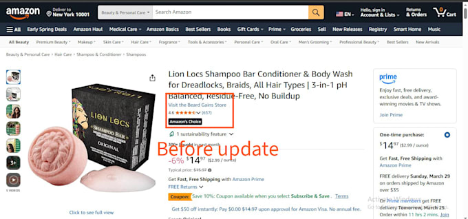change or update your amazon listing brand name,fix title errors 8541,5665,5461