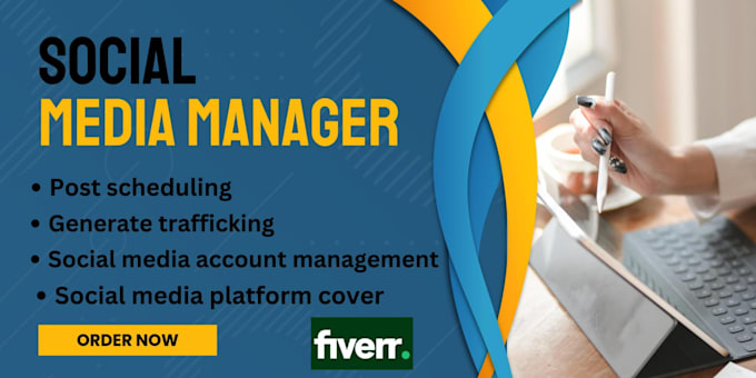 be your social media manager and virtual assistant