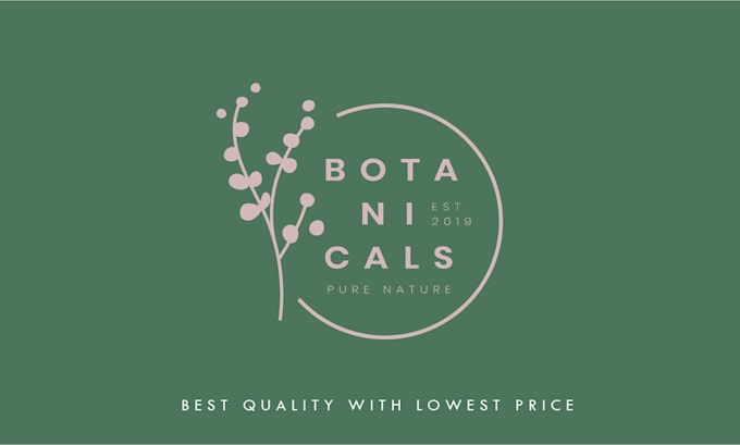 draw botanical logo design update and redesign