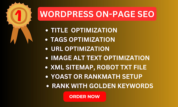 optimize complete website onpage and technical SEO audit service of wordpress