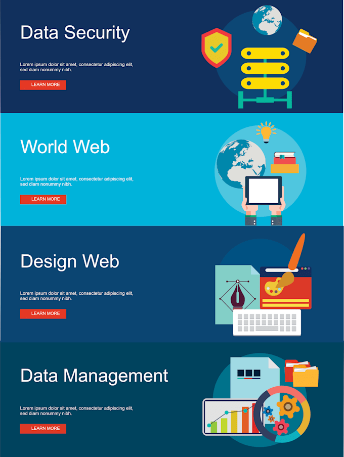 wordpress website design, podcast website, and landing page design