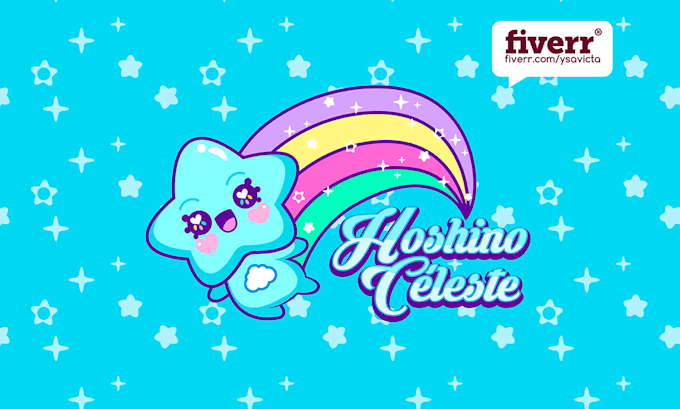 create a cute kawaii logo for you