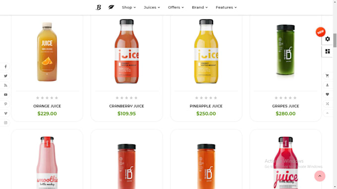 design sparkling beverages shopify website wine store beverages shopify store