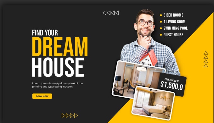 design professional real estate agent website, real auction website