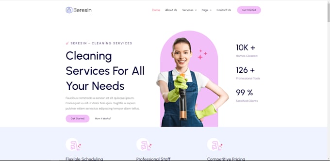 build responsive wordpress website design, redesign , landing page any niche