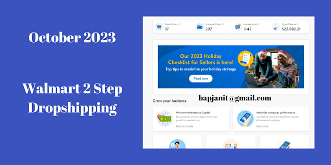 do wfs and 2 step walmart dropshipping