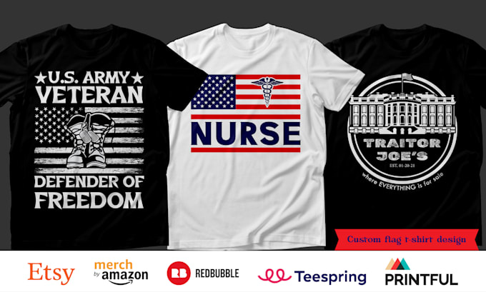 create custom flag t shirt design