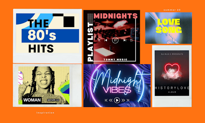 do eye catching spotify and soundcloud banner with free logo