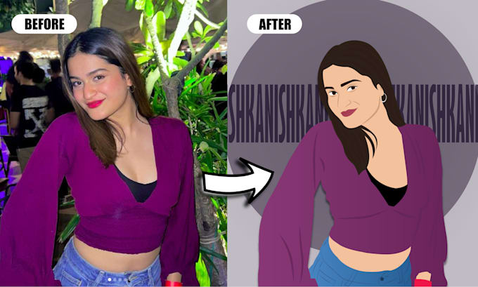 convert jpg to vector, create vector graphics and recreate image