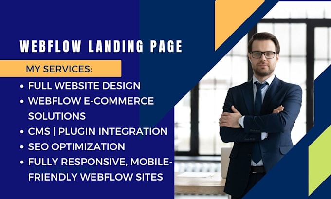 develop webflow website webflow landing page webflow animation for your business