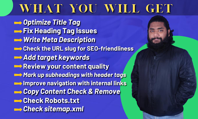 do onpage SEO service for wordpress wix weebly shopify webflow website