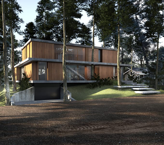 make architectural renderings and exterior designs