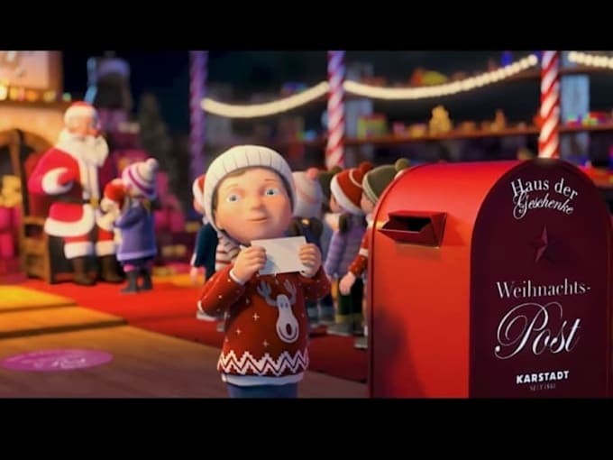 Create amazing christmas advent calendar animation video by