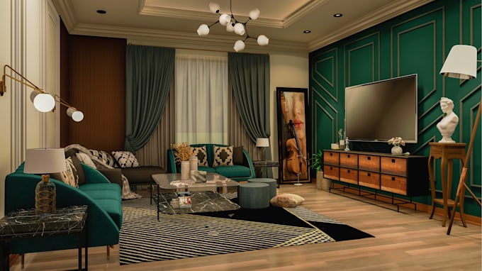 design furniture layout, 3d interior and lumion renders