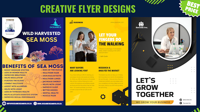 design professional a5 a4 a3 sales flyer poster design