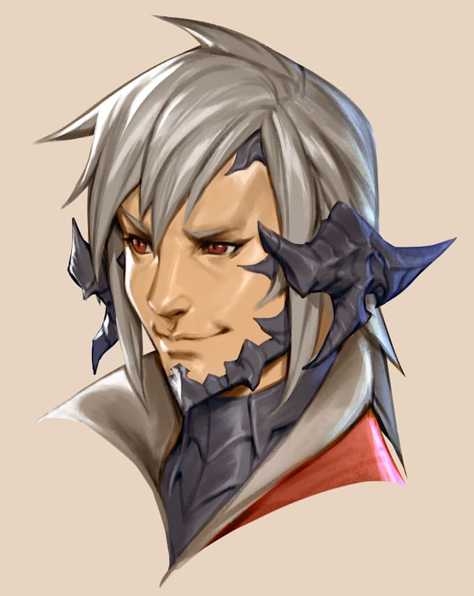 Make a digital paintings of your ffxiv, dnd characters by Kierus Fiverr