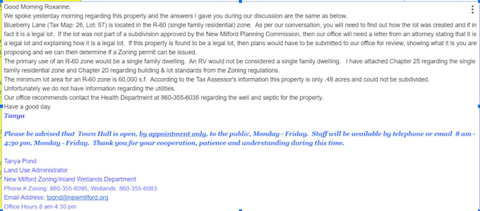 do due diligence for your land