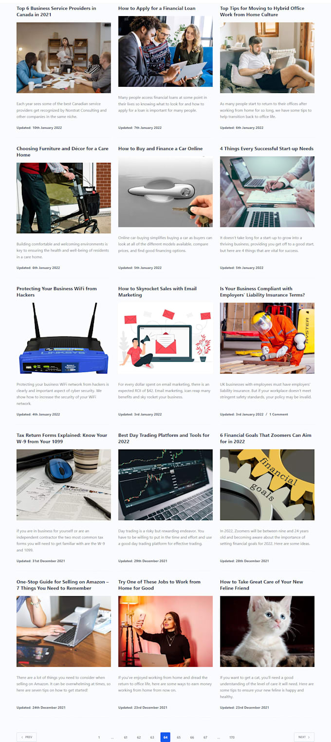 create dynamic blog website or blog website, perfect wordpress website developer
