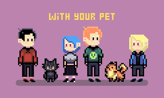 create your own pixel avatar, and you can customize it