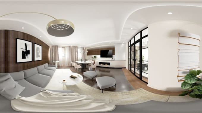 Create transform floor plans into still renders 360 vr and