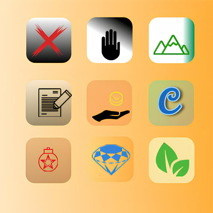 Design mobile app icon logo android ios web icon by Umartahir2 | Fiverr
