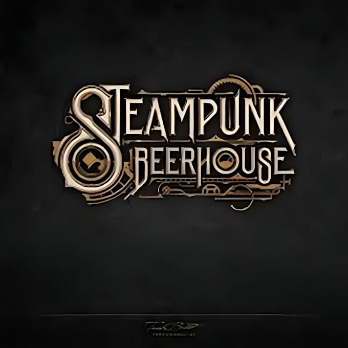 do a beautiful steampunk logo and any graphics design