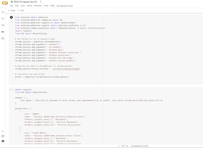 do web scraping, python web scraper, and build data bots