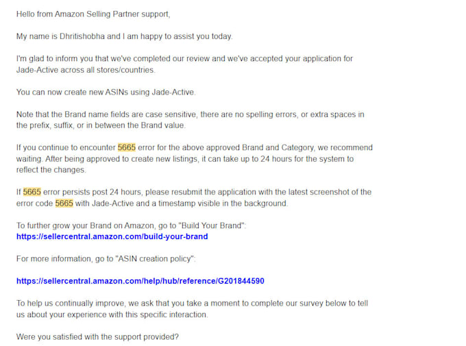 fix amazon listing brand error 5665, 5461 and gtin exemption