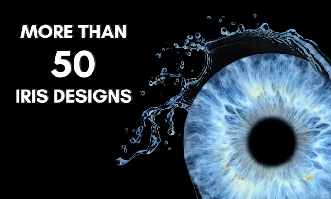 create an amazing unique iris art for you