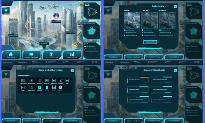 create UI UX design for app, websites and games in figma