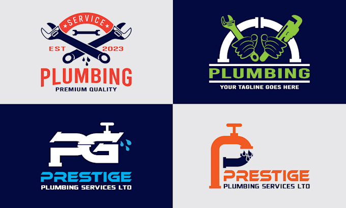 design your plumbing or handyman logo within 24 hours
