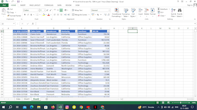 do data cleaning and formatting