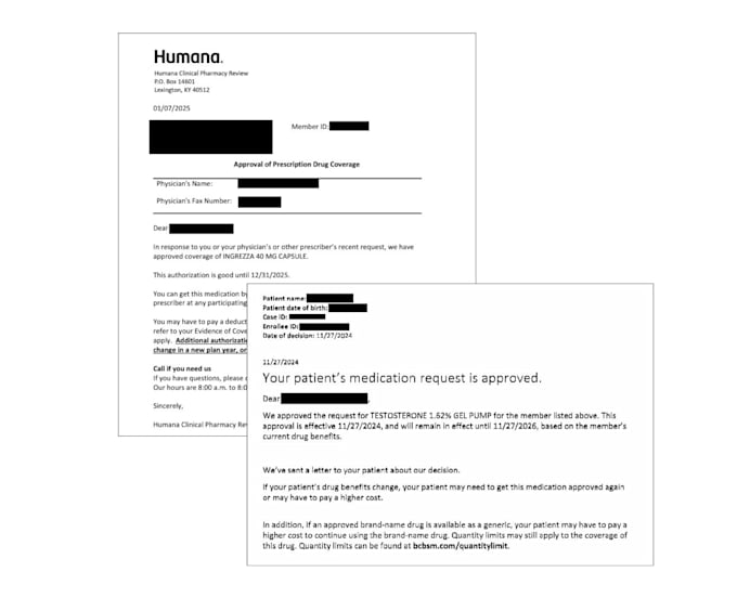 get your medication approved from the insurance in the US