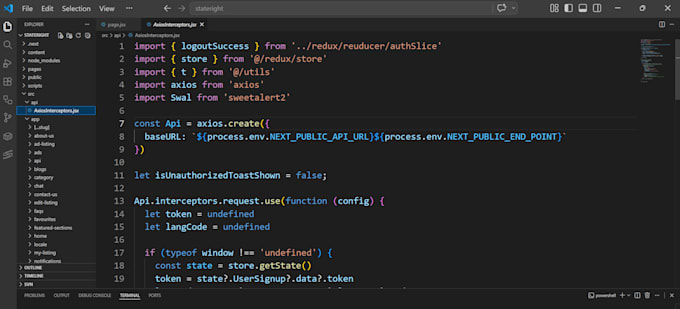 fix bugs in react, nextjs, and laravel applications