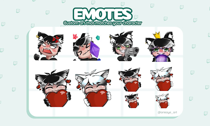 create custom twitch and discord emotes for streamers