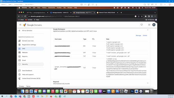 fix g suite dns records spf, dkim, mx or email delivery