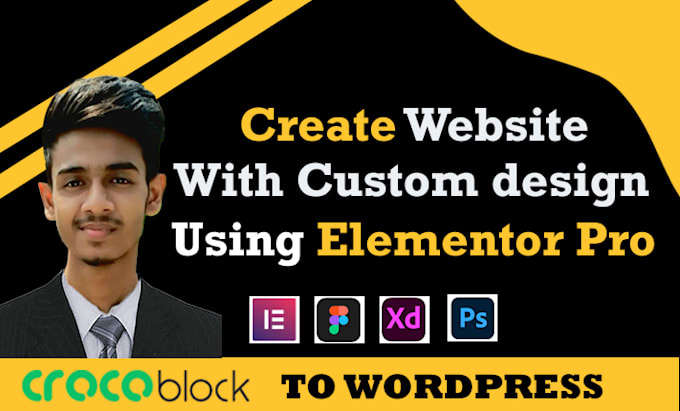 create a dynamic wordpress website with elementor pro and crocoblock