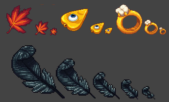 Make pixel art sprites for your game by Shrineheart | Fiverr