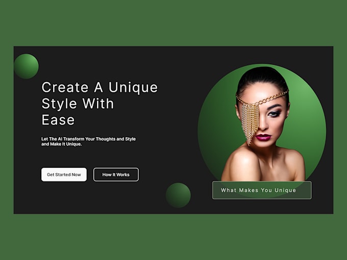 design website hero section in figma