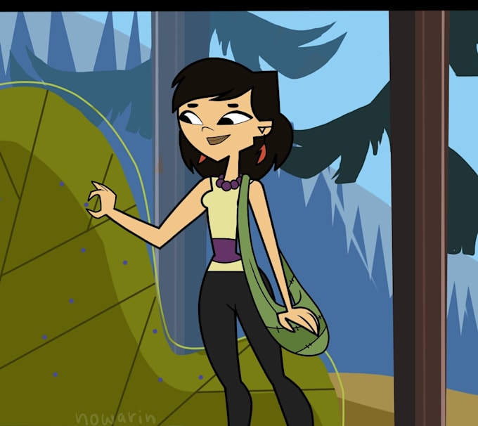 Draw a character in the total drama art style by Nowarin Fiverr